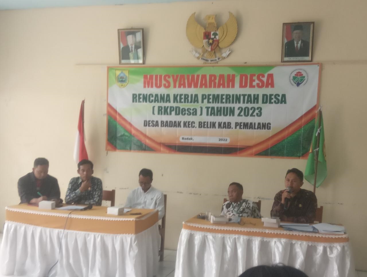 Pelaksanaan Musdes RKPDes Desa Badak Tahun 2023